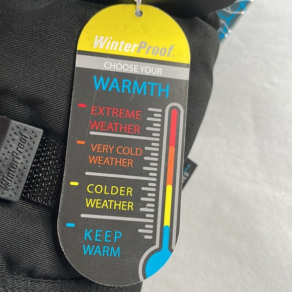 Aqua proof gloves winter proof black and gray size medium touchscreen capable - Picture 7 of 8